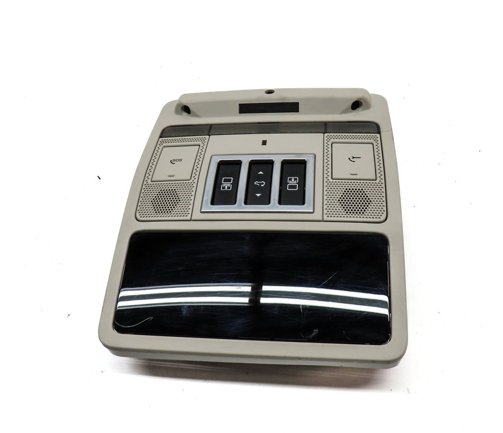 Thumbnail 4: 17 LAND ROVER DISCOVERY (L462) FRONT OVERHEAD DOME LIGHT LAMP w/SWITCHES (GRAY)
