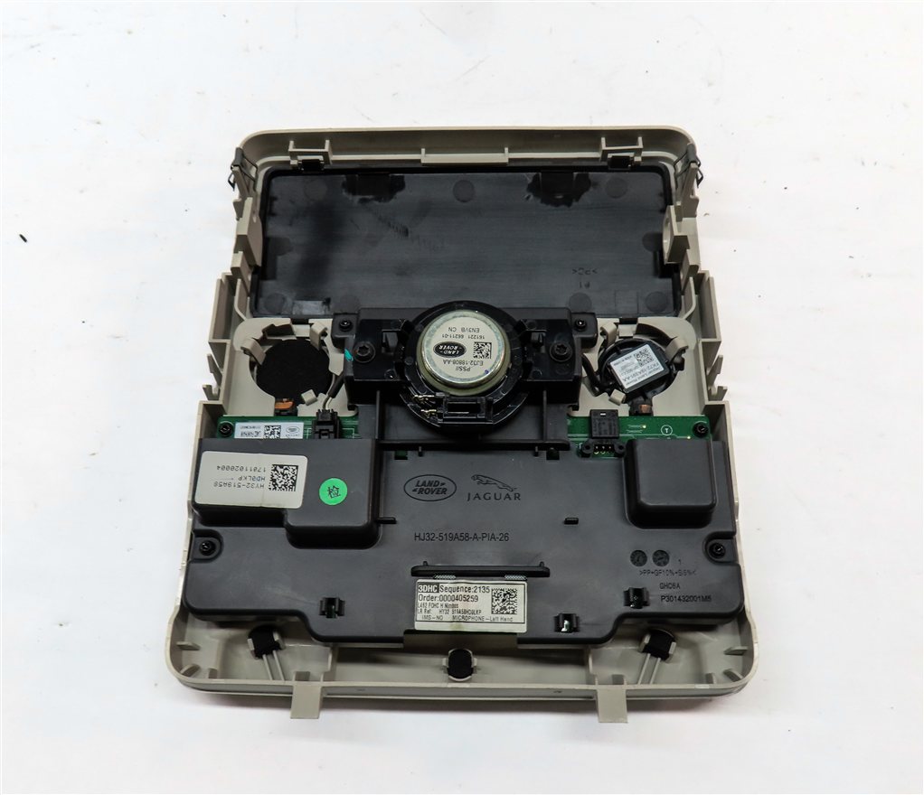 Thumbnail 5: 17 LAND ROVER DISCOVERY (L462) FRONT OVERHEAD DOME LIGHT LAMP w/SWITCHES (GRAY)
