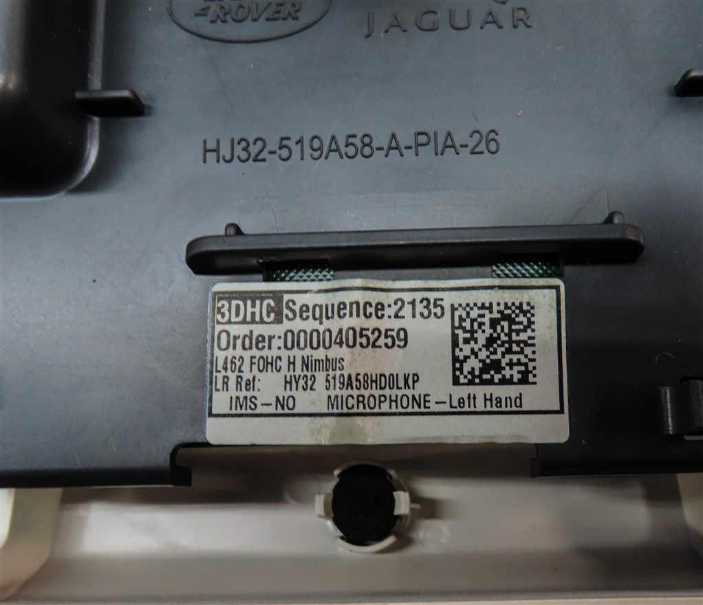 Thumbnail 6: 17 LAND ROVER DISCOVERY (L462) FRONT OVERHEAD DOME LIGHT LAMP w/SWITCHES (GRAY)