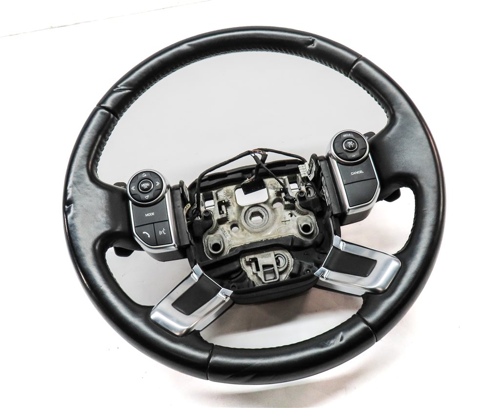 13-22 RANGE ROVER DISCOVERY HEATED STEERING WHEEL w/SWITCHES PADDLES (BLACK)