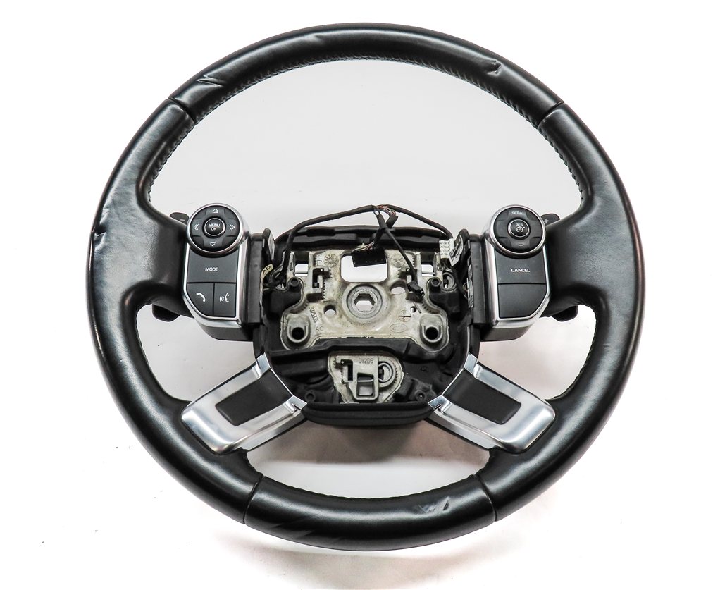 Thumbnail 2: 13-22 RANGE ROVER DISCOVERY HEATED STEERING WHEEL w/SWITCHES PADDLES (BLACK)