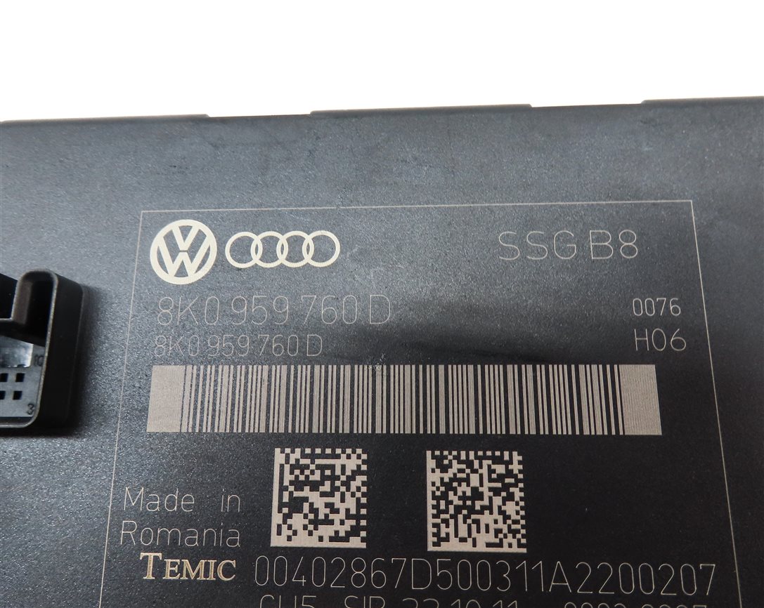 Thumbnail 4: 2012 AUDI S4 (B8 8K) FRONT LEFT DRIVER SEAT CONTROL MODULE