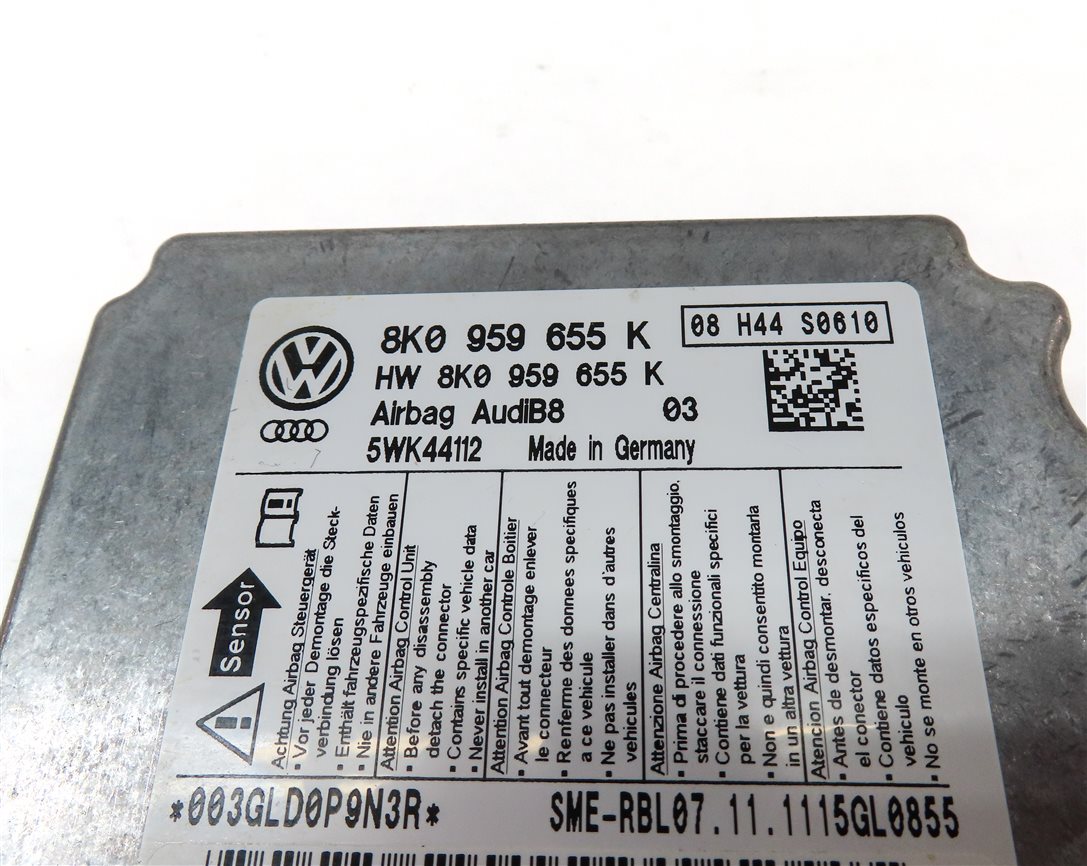 Thumbnail 4: 2011-2012 AUDI A4 S4 (B8 8K) SEDAN WAGON SRS BAG CONTROL MODULE