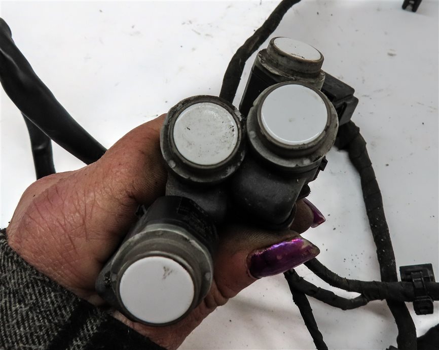 Thumbnail 5: 2012 AUDI S4 (B8 8K) REAR PARK ASSIST PDC DISTANCE CONTROL SENSOR SET/4 (WHITE)