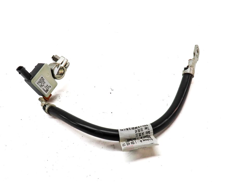 Thumbnail 2: 2012 AUDI S4 (B8 8K) 3.0L (CCBA) ENGINE NEGATIVE BATTERY CABLE TERMINAL