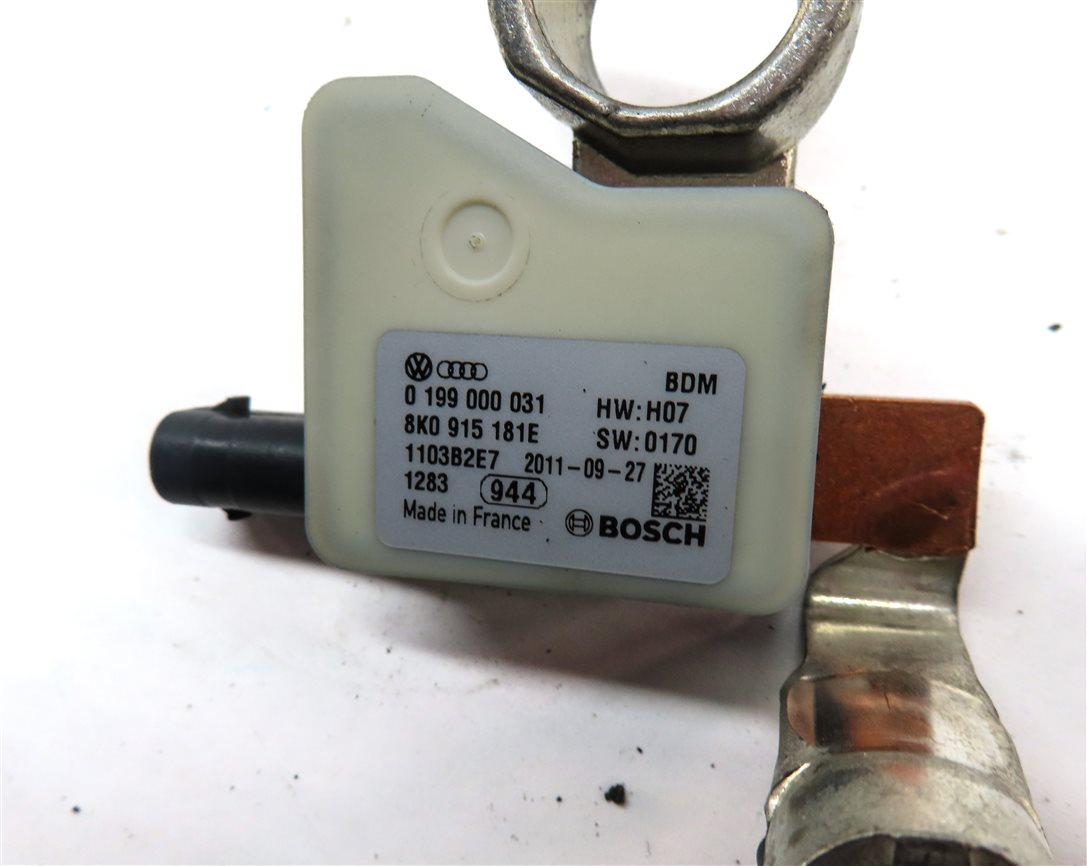 Thumbnail 5: 2012 AUDI S4 (B8 8K) 3.0L (CCBA) ENGINE NEGATIVE BATTERY CABLE TERMINAL