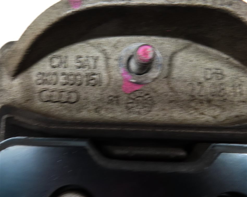 Thumbnail 8: 2012 AUDI S4 (B8 8K) 3.0L (CCBA) AUTOMATIC AUTO TRANSMISSION SUPPORT MOUNT