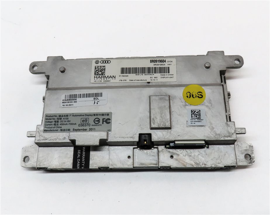 Thumbnail 6: 10-17 AUDI A4 S4 A5 Q5 Q7 (B8 8K 8T 8R 4L) GPS NAVIGATION MEDIA DISPLAY SCREEN