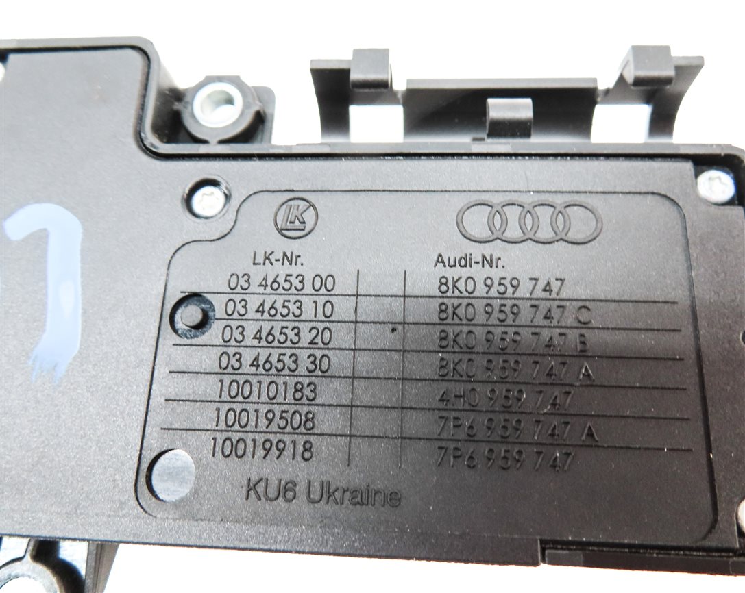 Thumbnail 10: 12 AUDI S4 (B8 8K) FRONT LEFT DRIVER SEAT POSITION LUMBAR ADJUST SWITCH (BLACK)