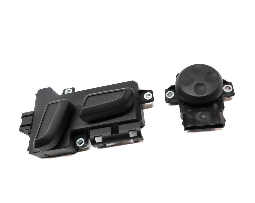 Thumbnail 3: 12 AUDI S4 (B8 8K) FRONT LEFT DRIVER SEAT POSITION LUMBAR ADJUST SWITCH (BLACK)