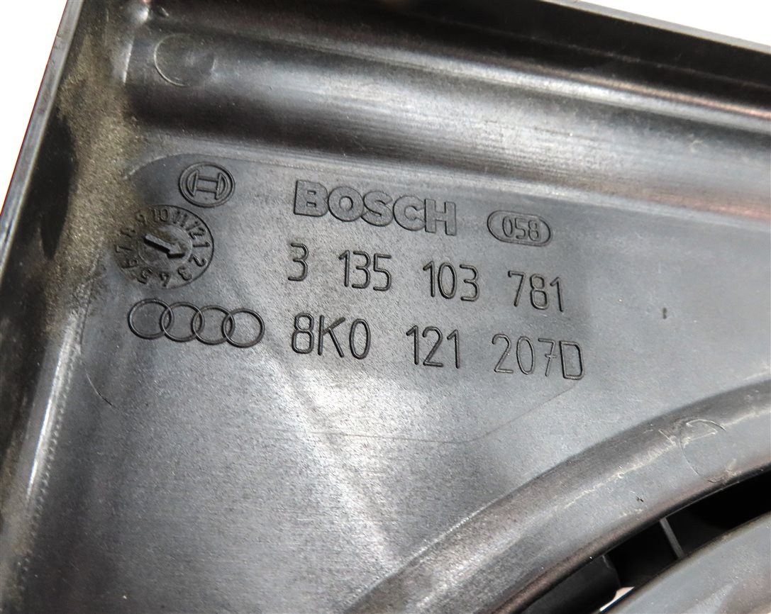 Thumbnail 10: 2009-2012 AUDI A5 S4 S5 (B8 8K 8T 8R) RADIATIOR COOLING FAN ASSEMBLY & SHROUD
