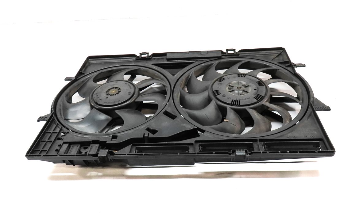 Thumbnail 2: 2009-2012 AUDI A5 S4 S5 (B8 8K 8T 8R) RADIATIOR COOLING FAN ASSEMBLY & SHROUD