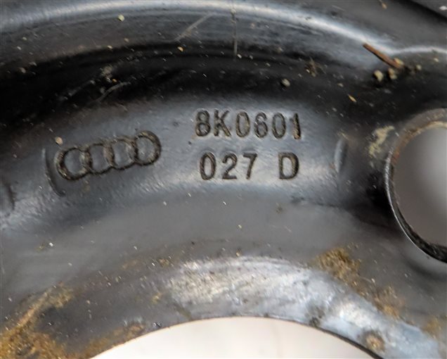 Thumbnail 5: 2009-2017 AUDI A4 S4 A5 S5 (B8 8K 8T) 19x4 INCH SPARE TIRE WHEEL RIM