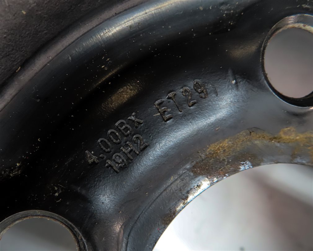 Thumbnail 6: 2009-2017 AUDI A4 S4 A5 S5 (B8 8K 8T) 19x4 INCH SPARE TIRE WHEEL RIM
