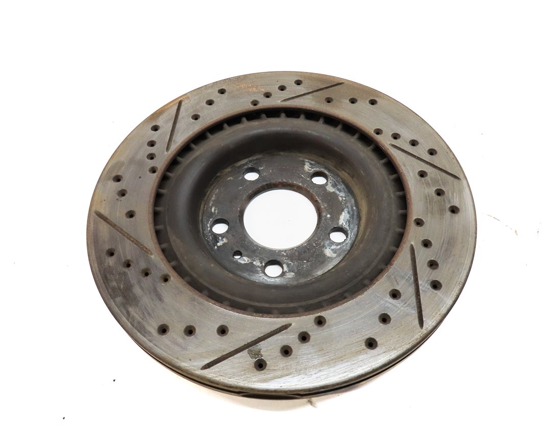 Thumbnail 11: 2012 AUDI S4 (B8 8K) FRONT & REAR LEFT & RIGHT SLOTTED BRAKE ROTOR SET/4