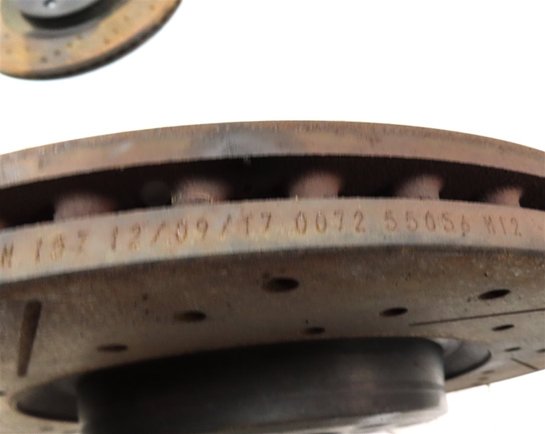 Thumbnail 12: 2012 AUDI S4 (B8 8K) FRONT & REAR LEFT & RIGHT SLOTTED BRAKE ROTOR SET/4