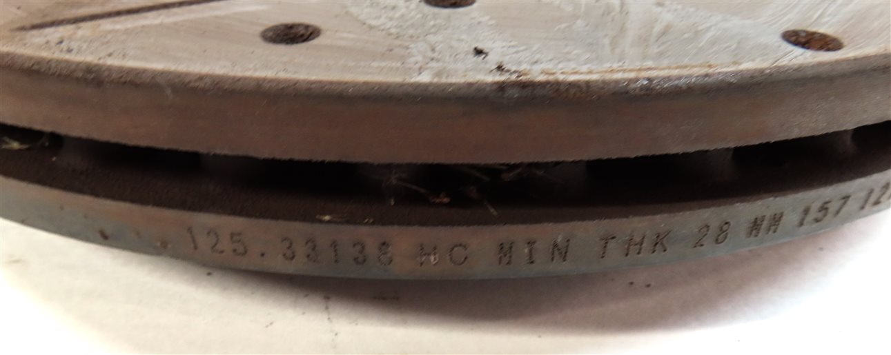 Thumbnail 14: 2012 AUDI S4 (B8 8K) FRONT & REAR LEFT & RIGHT SLOTTED BRAKE ROTOR SET/4