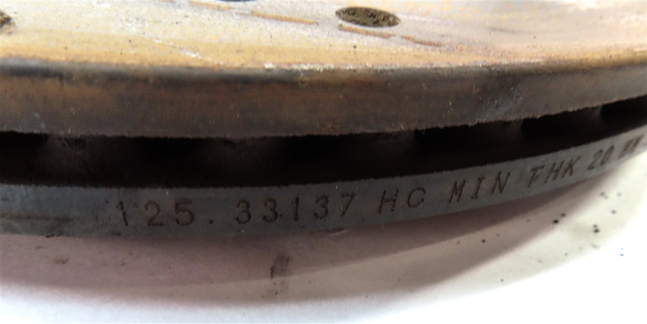 Thumbnail 17: 2012 AUDI S4 (B8 8K) FRONT & REAR LEFT & RIGHT SLOTTED BRAKE ROTOR SET/4