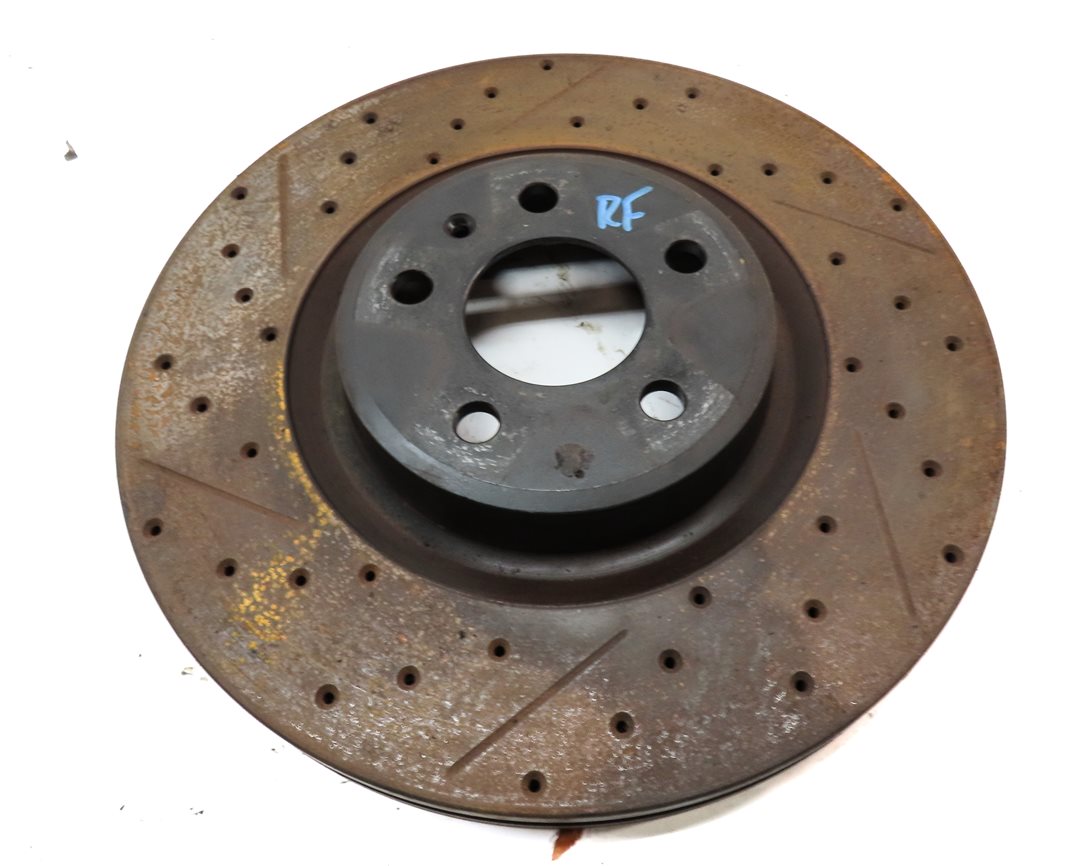 Thumbnail 4: 2012 AUDI S4 (B8 8K) FRONT & REAR LEFT & RIGHT SLOTTED BRAKE ROTOR SET/4