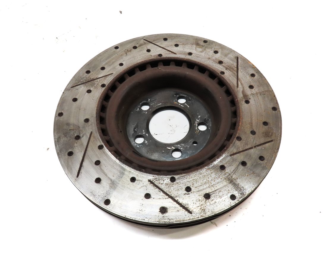 Thumbnail 5: 2012 AUDI S4 (B8 8K) FRONT & REAR LEFT & RIGHT SLOTTED BRAKE ROTOR SET/4