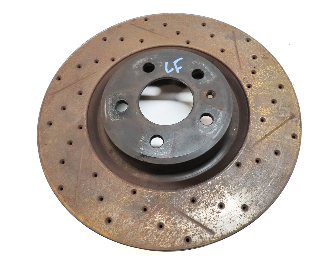 Thumbnail 6: 2012 AUDI S4 (B8 8K) FRONT & REAR LEFT & RIGHT SLOTTED BRAKE ROTOR SET/4