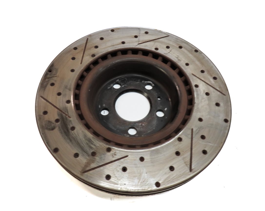 Thumbnail 7: 2012 AUDI S4 (B8 8K) FRONT & REAR LEFT & RIGHT SLOTTED BRAKE ROTOR SET/4