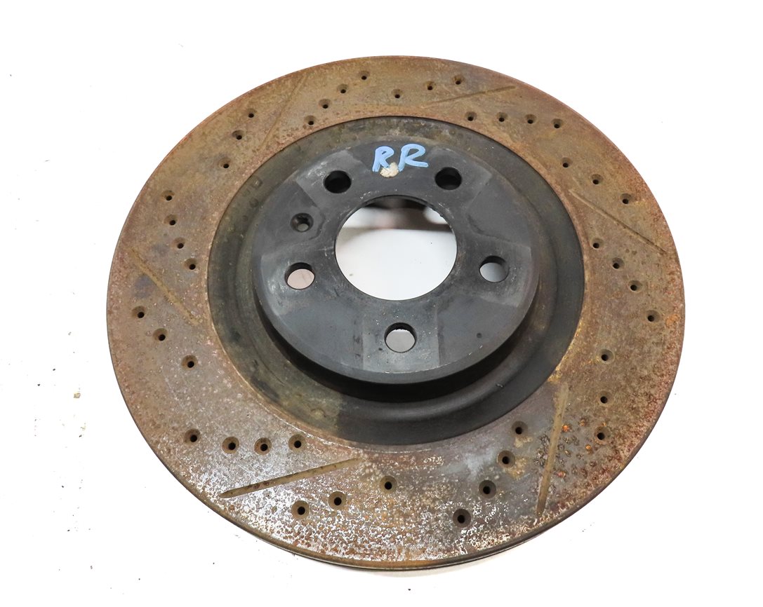 Thumbnail 8: 2012 AUDI S4 (B8 8K) FRONT & REAR LEFT & RIGHT SLOTTED BRAKE ROTOR SET/4