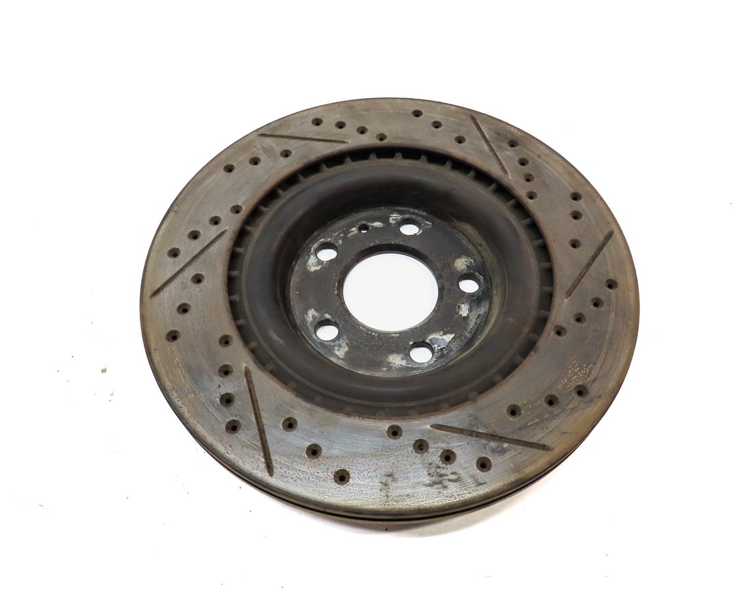 Thumbnail 9: 2012 AUDI S4 (B8 8K) FRONT & REAR LEFT & RIGHT SLOTTED BRAKE ROTOR SET/4