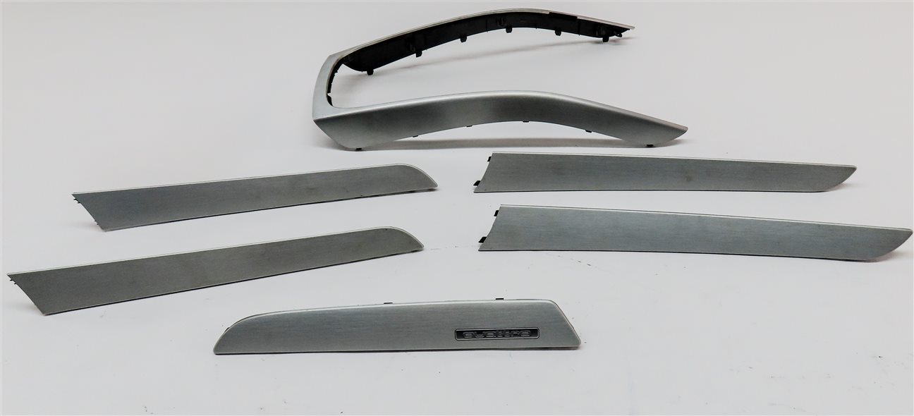 Thumbnail 2: 2012 AUDI S4 (B8 8K) INTERIOR DASH DOOR CONSOLE TRIM SET/6 (ALUMINUM)