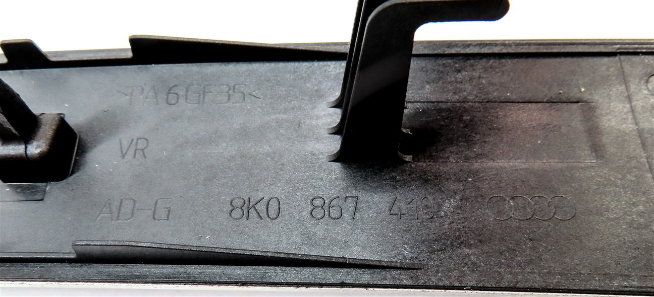 Thumbnail 20: 2012 AUDI S4 (B8 8K) INTERIOR DASH DOOR CONSOLE TRIM SET/6 (ALUMINUM)