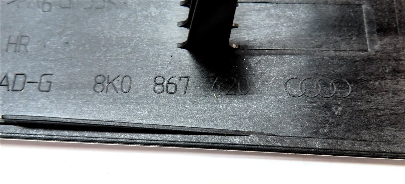 Thumbnail 21: 2012 AUDI S4 (B8 8K) INTERIOR DASH DOOR CONSOLE TRIM SET/6 (ALUMINUM)
