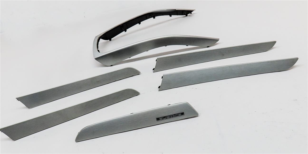 Thumbnail 3: 2012 AUDI S4 (B8 8K) INTERIOR DASH DOOR CONSOLE TRIM SET/6 (ALUMINUM)