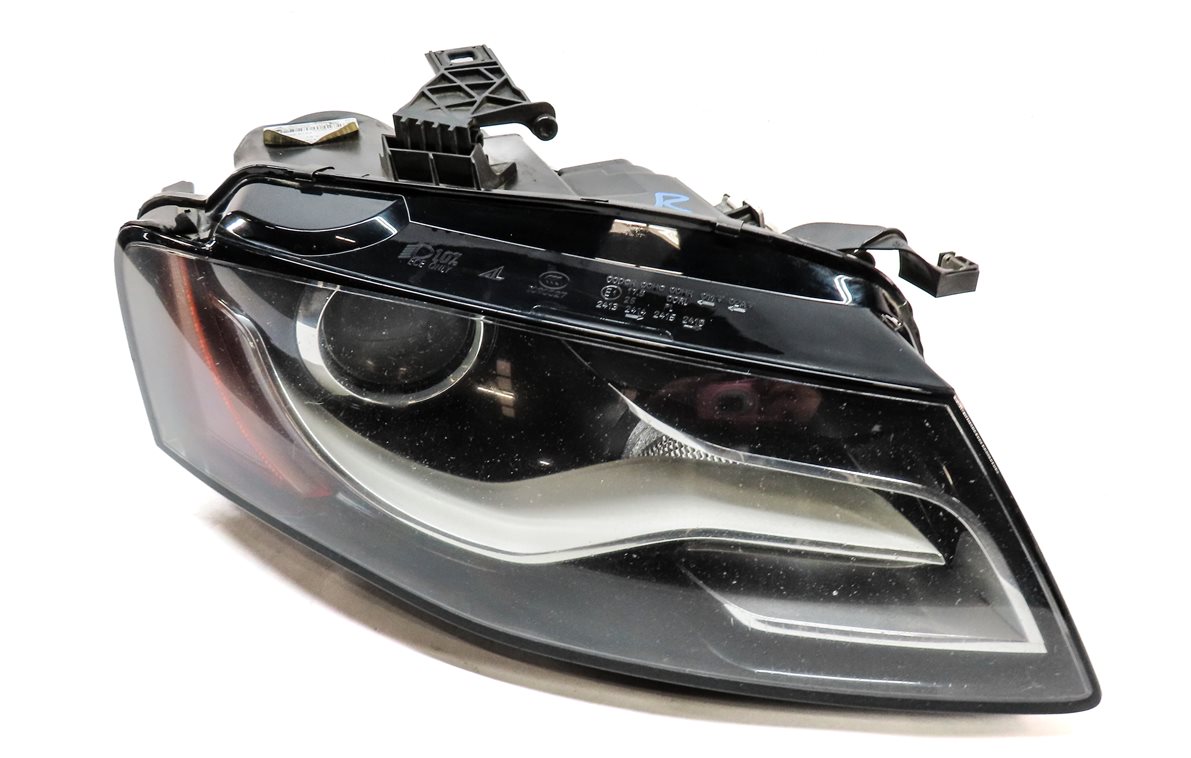 09-12 AUDI A4 S4 B8 8K 8T FRONT RIGHT PASSENGER ADAPTIVE HID XENON HEADLIGHT