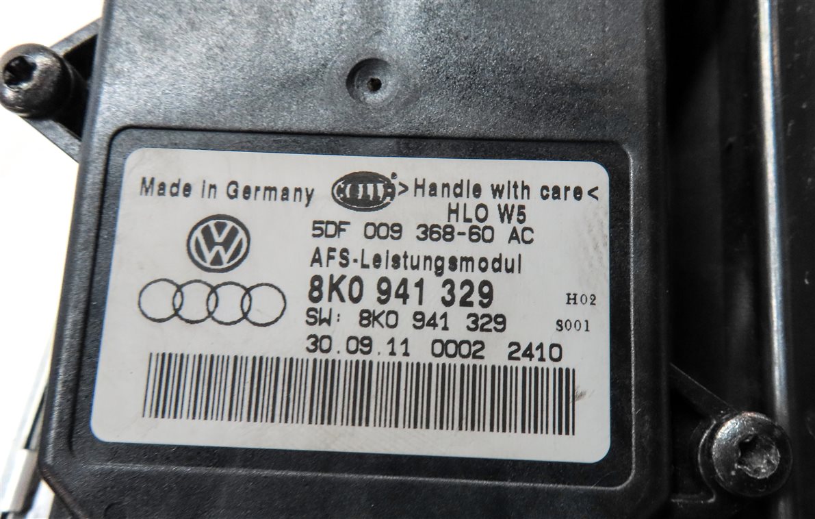 Thumbnail 7: 09-12 AUDI A4 S4 B8 8K 8T FRONT RIGHT PASSENGER ADAPTIVE HID XENON HEADLIGHT