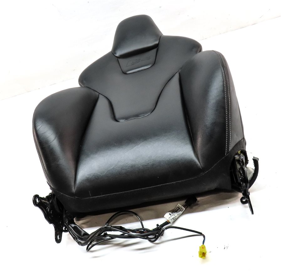 Thumbnail 3: 10-13 AUDI S4 (B8 8K) FRONT RIGHT UPPER HEATED SPORT SEAT BACK CUSHION (BLACK)