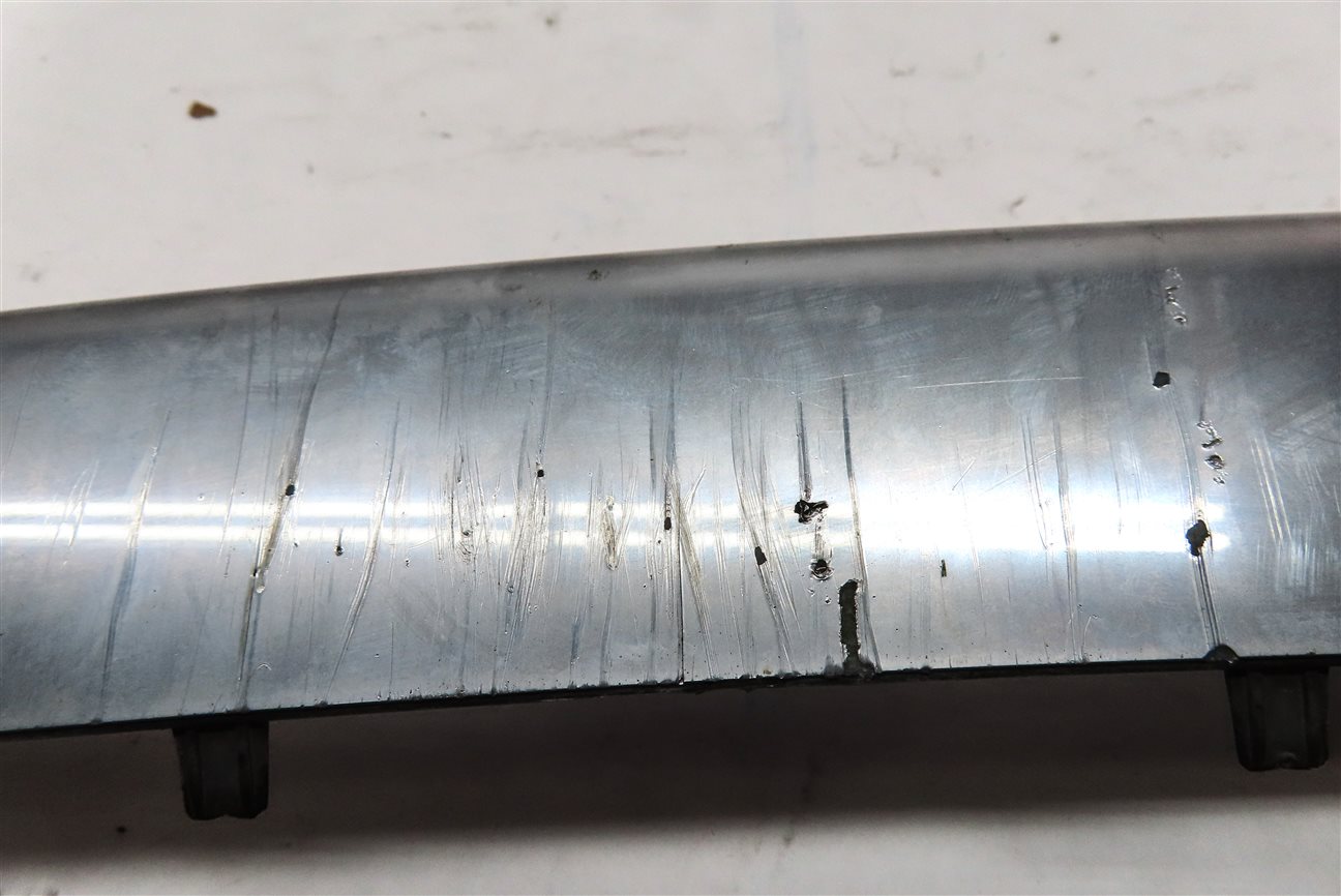 Thumbnail 8: 2012 AUDI S4 (B8 8K) REAR BUMPER VALANCE MOULDING TRIM STRIP (ALUMINUM)