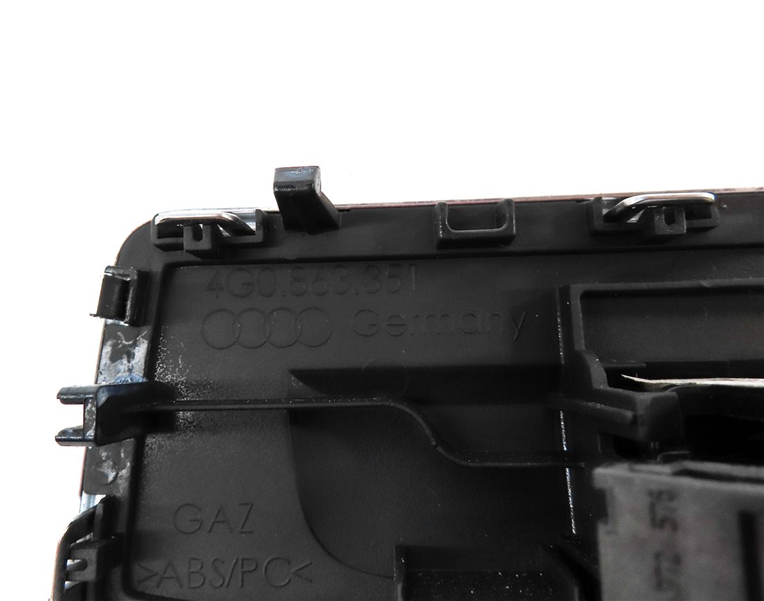 Thumbnail 6: 2012 AUDI A6 (C7 4G) REAR CENTER CONSOLE HEATED SEAT SWITCH DIAL CONTROL PANEL