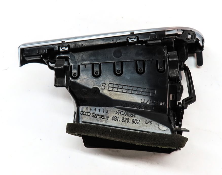 Thumbnail 6: 2012 AUDI A6 (C7 4G) FRONT RIGHT PASSENGER DASH HEAT AIR AC HVAC VENT (Black)