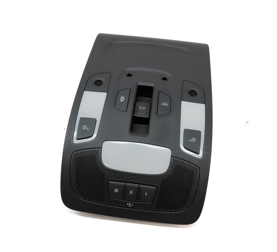 Thumbnail 2: 2012 AUDI A6 (C7 4G) FRONT OVERHEAD DOME LIGHT LAMP w/ SWITCHES (Black)