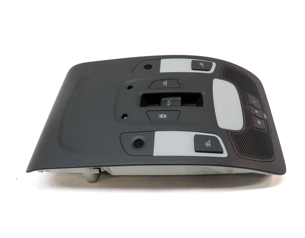 Thumbnail 4: 2012 AUDI A6 (C7 4G) FRONT OVERHEAD DOME LIGHT LAMP w/ SWITCHES (Black)