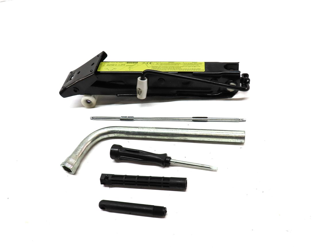Thumbnail 2: 2012-2018 AUDI A6 S6 A7 S7 RS7 (C7) SPARE TIRE JACK w/ LUG WRENCH TOW HOOK TOOLS