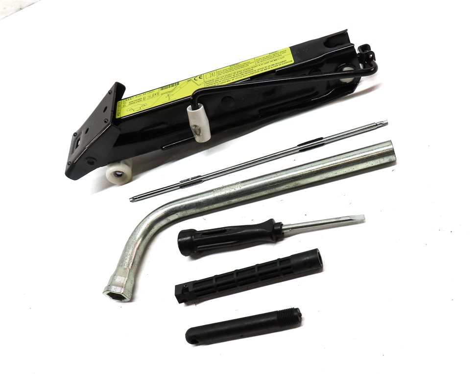 Thumbnail 3: 2012-2018 AUDI A6 S6 A7 S7 RS7 (C7) SPARE TIRE JACK w/ LUG WRENCH TOW HOOK TOOLS