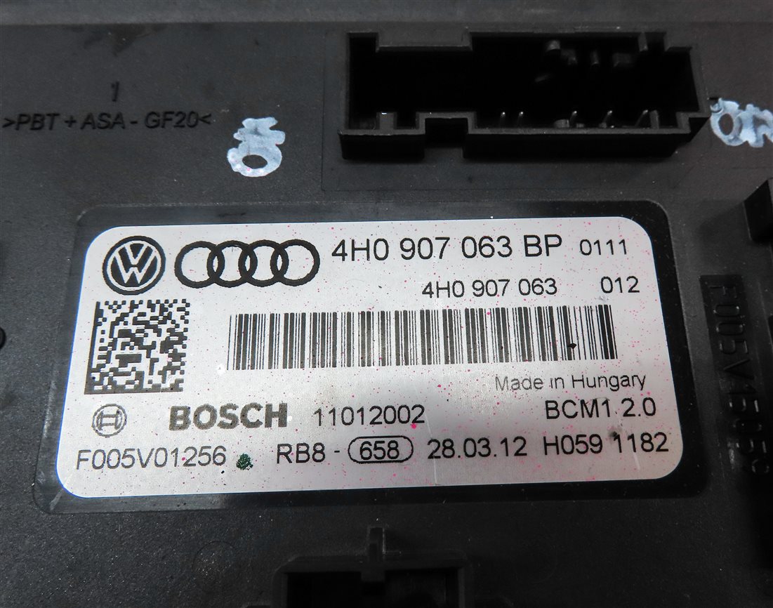 Thumbnail 13: 2012 AUDI A6 A7 (C7) 3.0L CGXB SUPERCHARGED ENGINE IMMOBILIZER MODULE KEY SET
