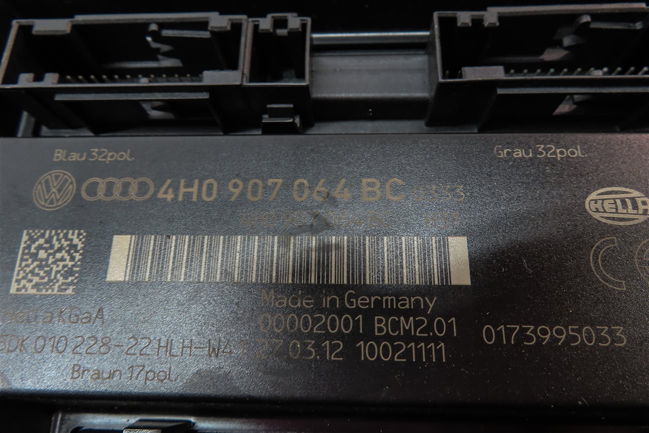 Thumbnail 14: 2012 AUDI A6 A7 (C7) 3.0L CGXB SUPERCHARGED ENGINE IMMOBILIZER MODULE KEY SET