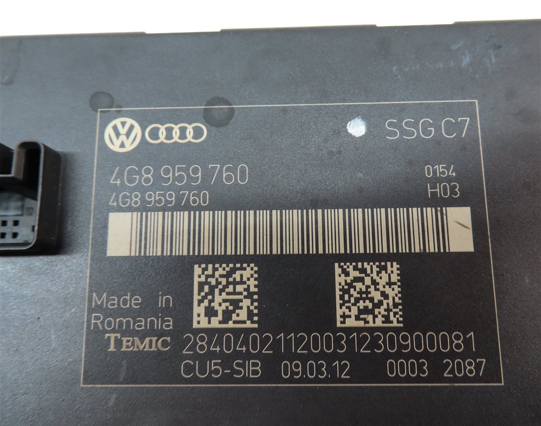 Thumbnail 4: 2012-2017 AUDI A6 S6 (C7) LEFT FRONT DRIVER MEMORY SEAT CONTROL MODULE