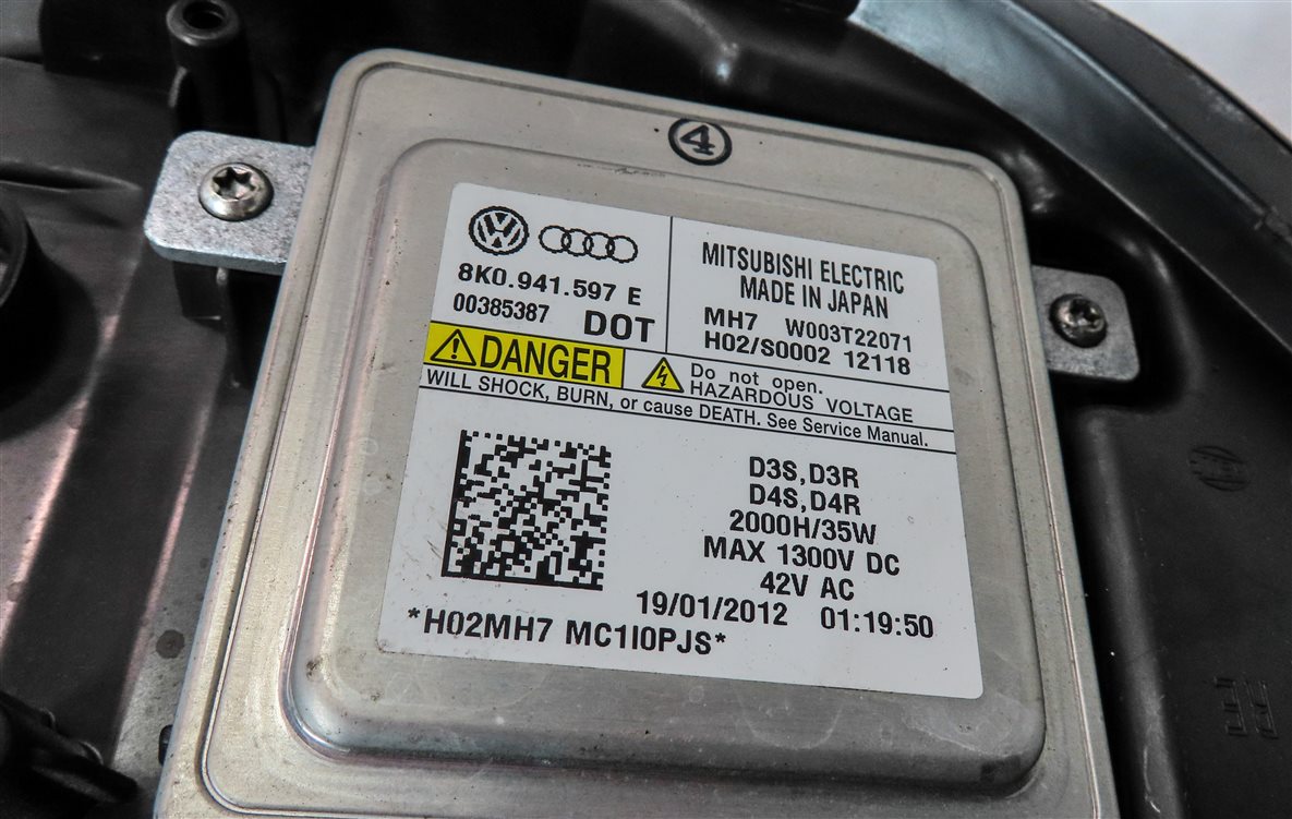 Thumbnail 7: 2012-2015 AUDI A6 (C7) RIGHT PASSENGER XENON HID HEADLIGHT LIGHT LAMP (NON AFS)