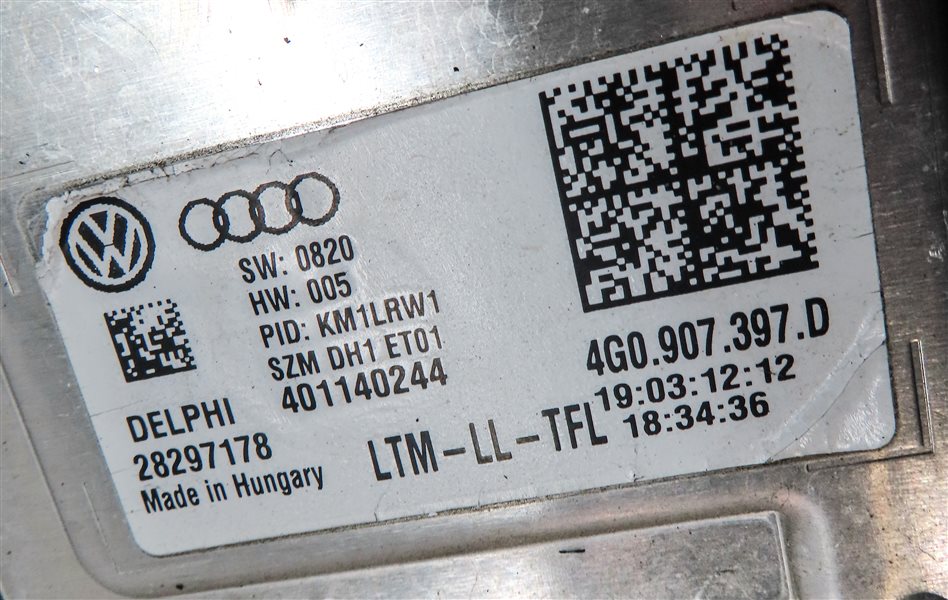 Thumbnail 8: 2012-2015 AUDI A6 (C7) RIGHT PASSENGER XENON HID HEADLIGHT LIGHT LAMP (NON AFS)