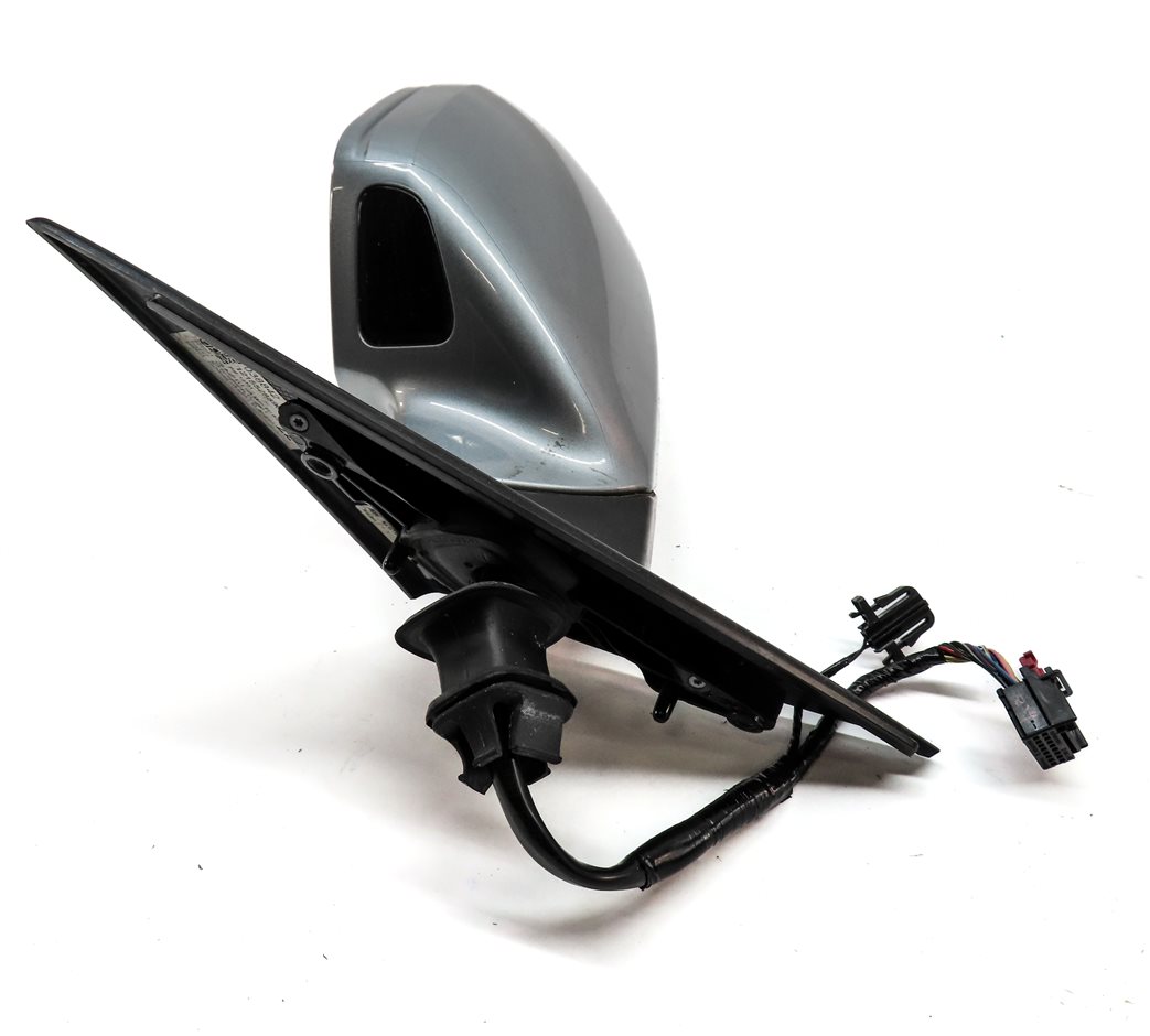 Thumbnail 5: 12-13 AUDI A6 (C7) LEFT P-FOLD HEAT MEMORY BLIND SPOT DOOR MIRROR (Gray)