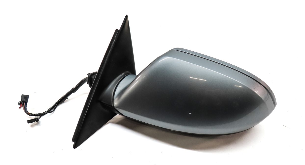 Thumbnail 6: 12-13 AUDI A6 (C7) LEFT P-FOLD HEAT MEMORY BLIND SPOT DOOR MIRROR (Gray)