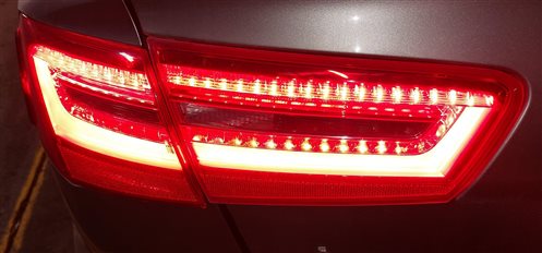 Thumbnail 2: 2012-2015 AUDI A6 S6 (C7) LEFT DRIVER OUTER TAILLIGHT BRAKE LIGHT LAMP (LED)